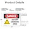 Signmission Battery Charging Area, Plastic, 10 in x 14 in OS-2PACK-DS-P-1014-L-1039 - alternate 5